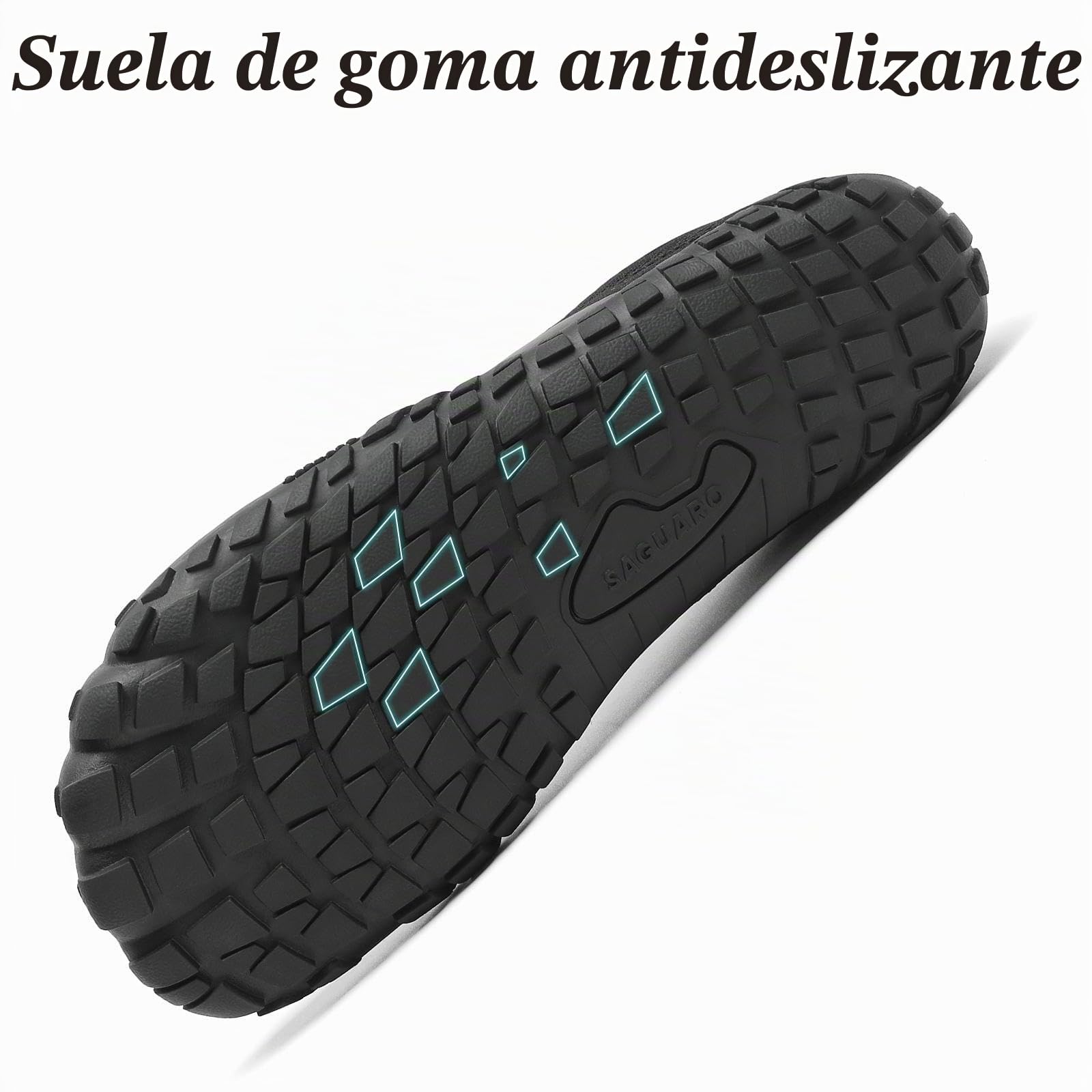 SAGUARO Barefoot Zapatillas de Trail Running Minimalistas Unisex Adulto