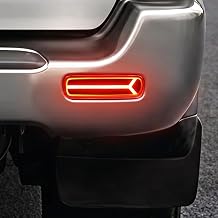 Rear Bumper Decorative Lights for 1998-2005 Toyota Land Cruiser LC100 FJ100 LED Dynamic Turn Signals Highlighted Stop Lamp External Upgraded Accessories LC100 Bumper light B