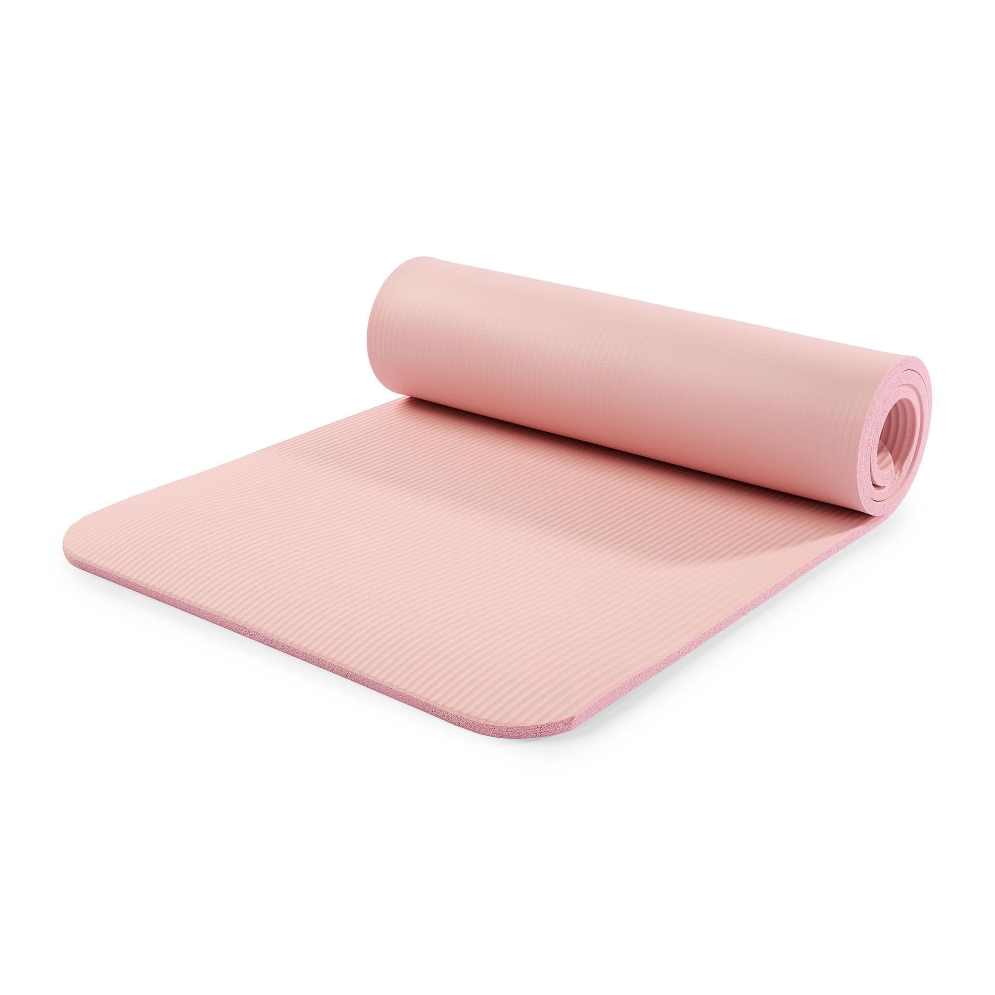 HyperMotion Tapis de Yoga NBR 183x61 cm (Épaisseur 0,8 cm et 1,5 cm) Antidérapant, avec Sangle de Transport et d’Étirement, Tapis Fitness pour Pilates et Relaxation