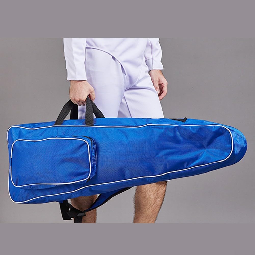 Oniissy Mochila de almacenamiento de equipo de esgrima de gran capacidad para traje de esgrima de aluminio, bolsa de valla, mochila espaciosa para equipo de esgrima (negro)