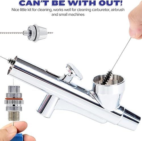 Miniatura 5 de Valchoose Juego de 2 kit de limpieza de carbohidratos de alta calidad, juego de limpiador de punta de antorcha de nailon de densidad resistente,