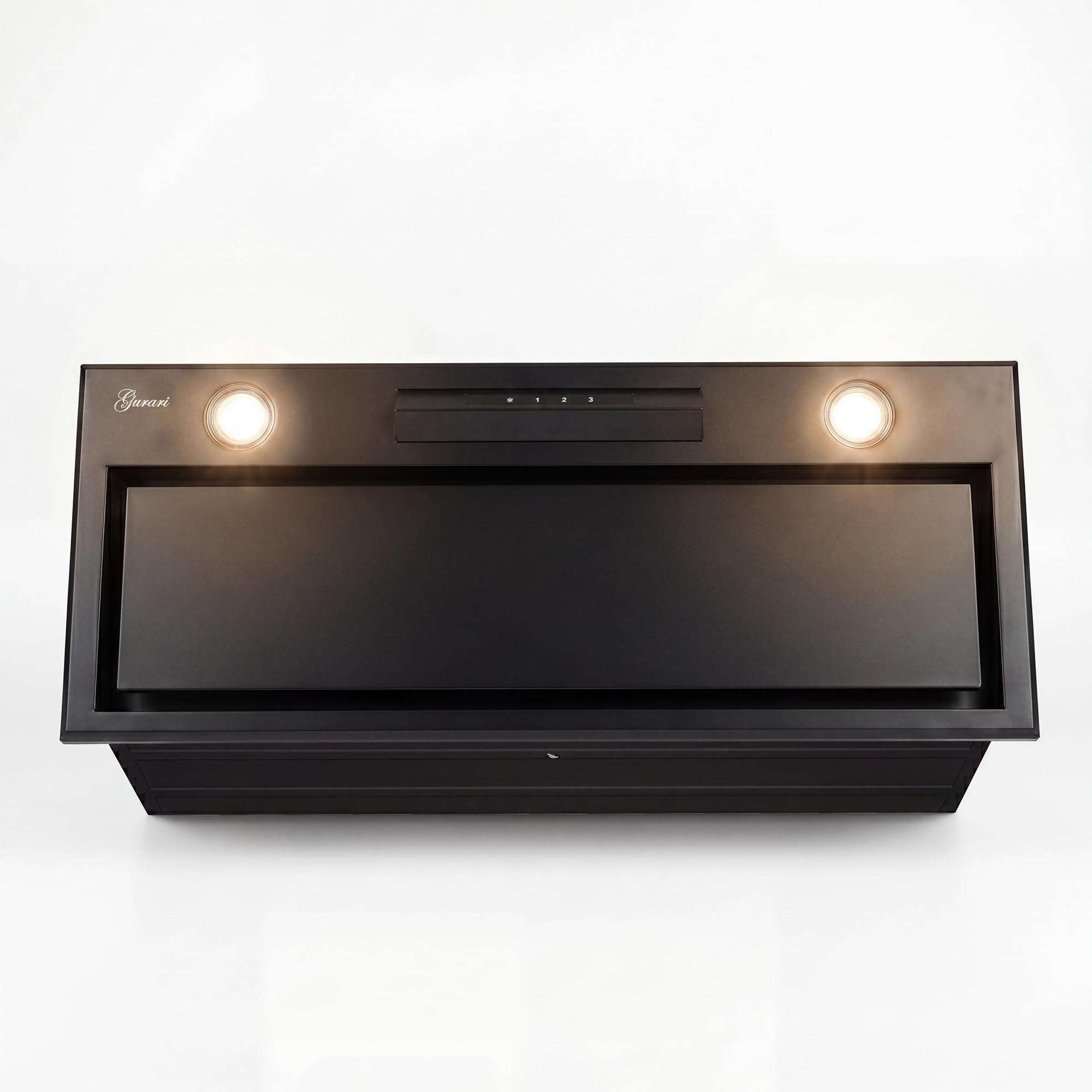 Gurari Dunstabzugshaube 70 cm GCH B 545 BL 70 PRIME Unterbauhaube Schwarz 1000 m³/h Touch Control Fernbedienung Abluft Umluft EEK A
