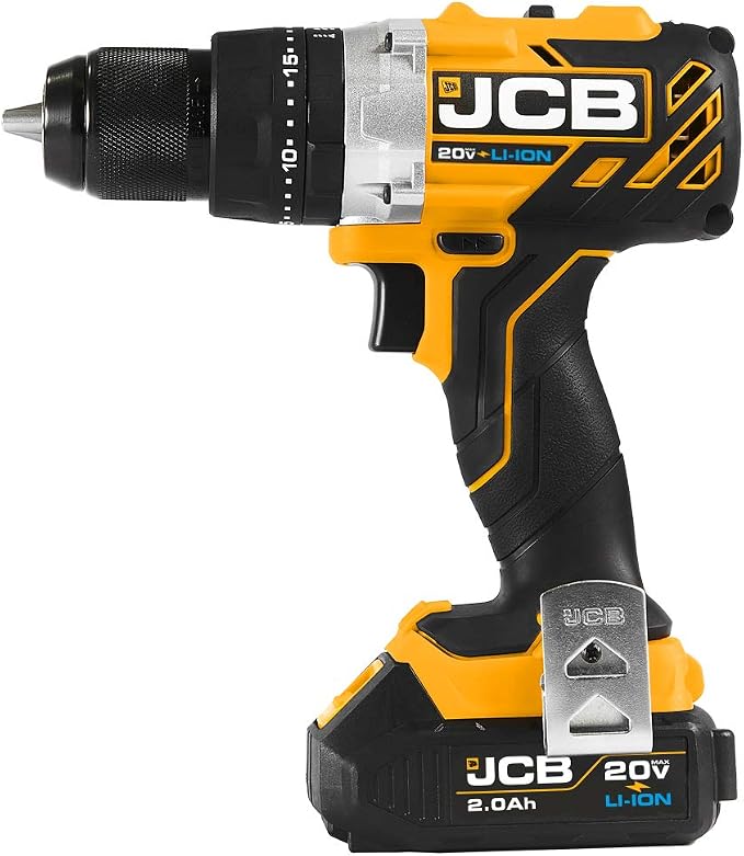 JCB Tools - JCB 20V sin escobillas taladro taladro - Incluye batería de  2.0Ah - Cargador de 2.4A, JCB-20BLCD-2X : Todo lo demás - Amazon.com