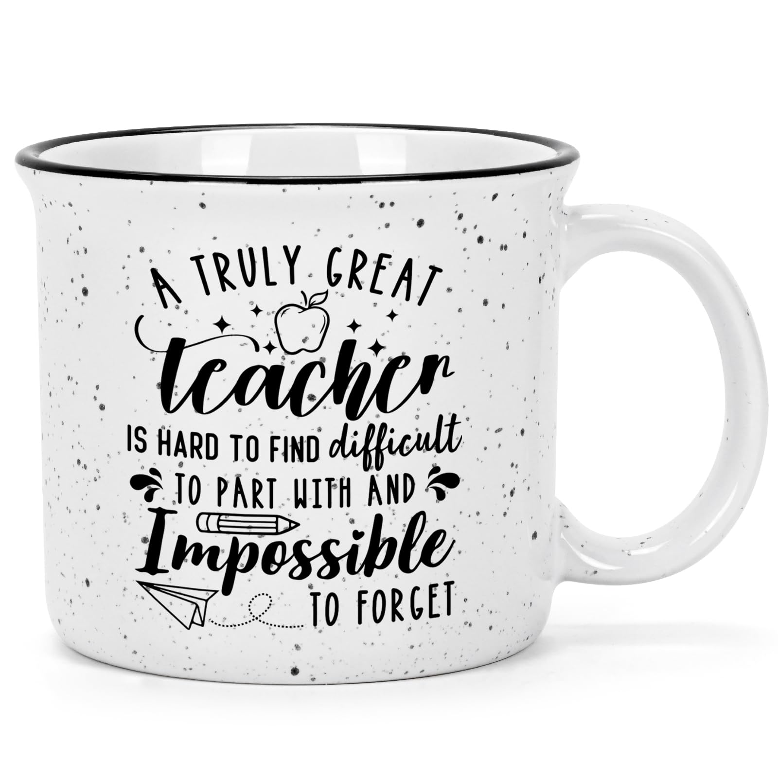 Joymaking Teacher Gifts for Women, 15 oz Ceramic Coffee Mug Thank You Teacher Gifts, Personalised Coffee Mug, Gift End of The Year, Teachers Leaving Gift, Birthday Presents for Teachers