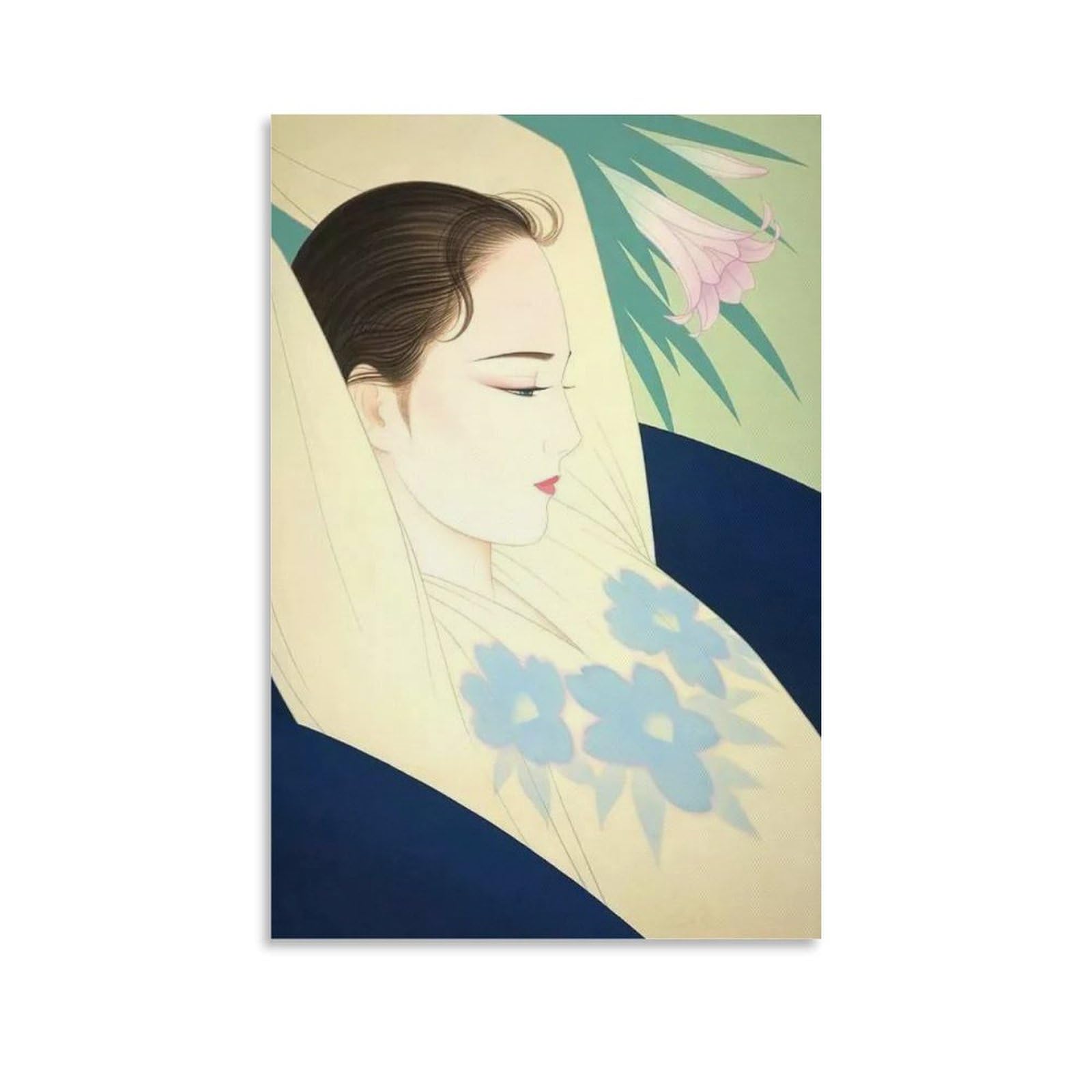 Amazon.co.jp: 鶴田一郎 浮世絵 偉大な画家名作の印刷 複製画 絵画