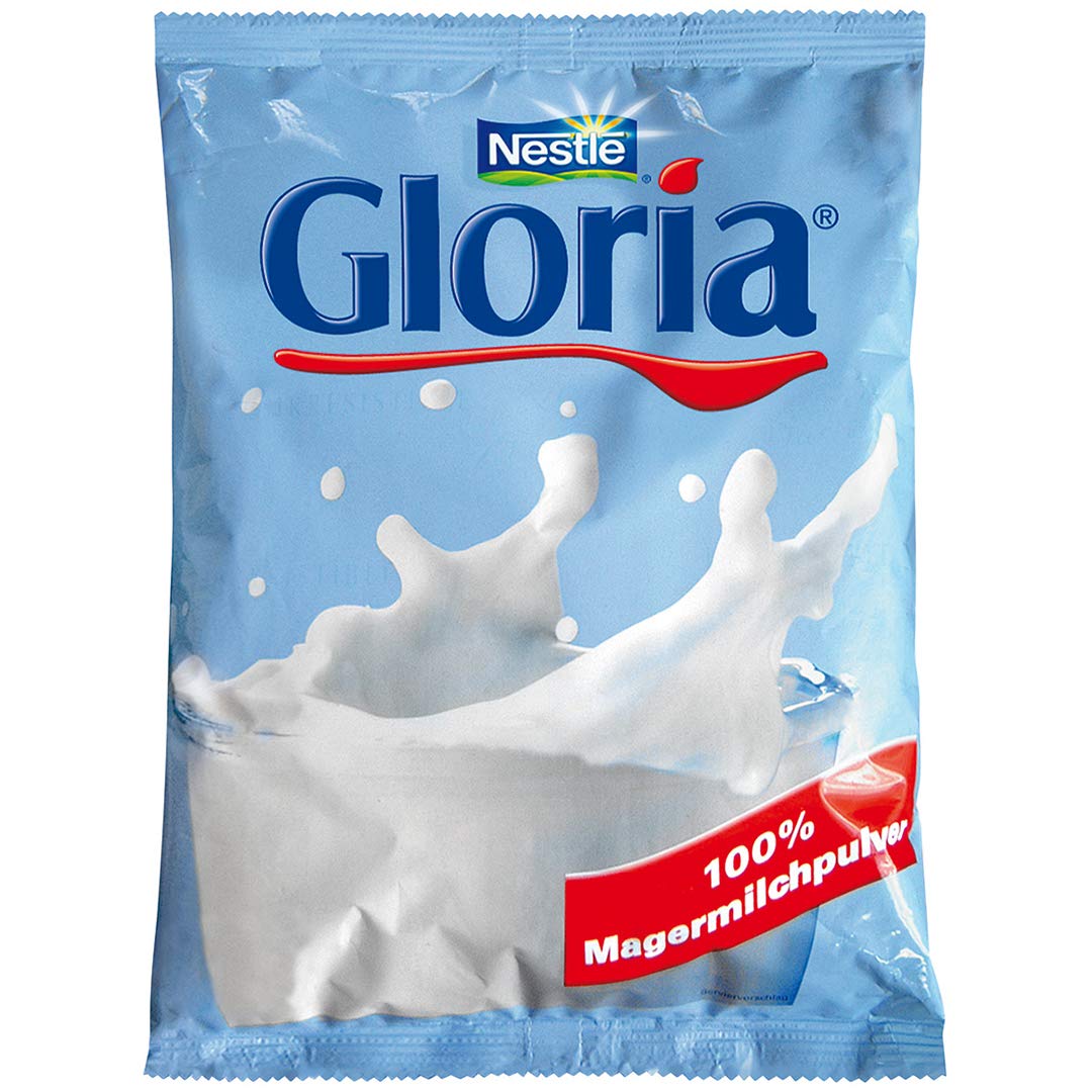 NESTLÉ Gloria Magermilchpulver, Vegetarisch, 1er Pack (1 x 500g Beutel)