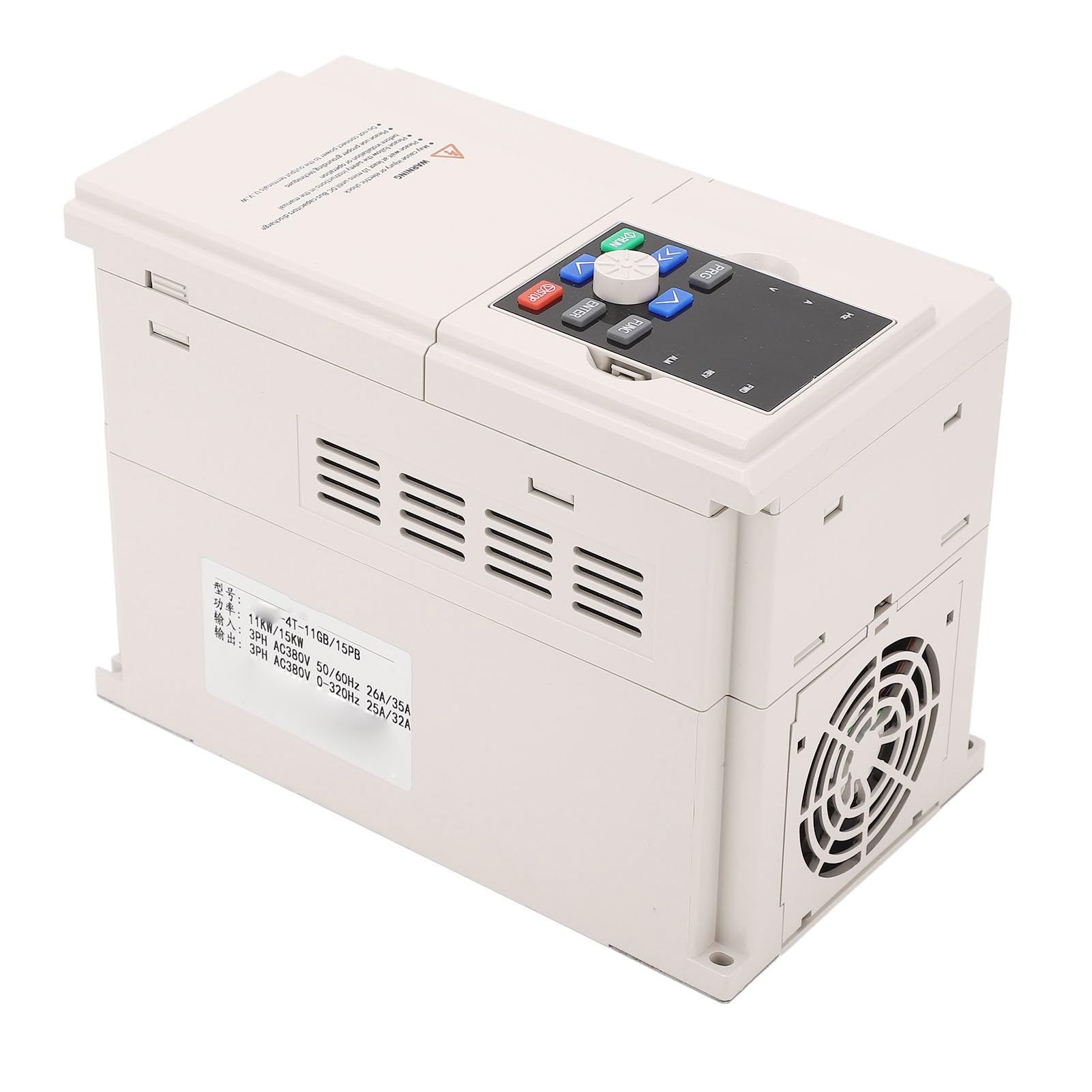 Walfront Frequenzumrichter mit Variabler Frequenz, 3 PH, AC 380 V, Eingang/Ausgang, 11 KW, 15 KW, Motordrehzahlregelungsausrüstung mit -Kommunikation für CNC-Fräsmaschinen, Fräsmaschinen, Pumpen,