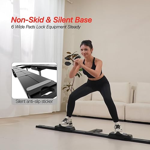 Miniatura 6 de MACYO BearCrawl PRO, tabla de pilates, placa abdominal multifuncional, máquina de entrenamiento abdominal desmontable con diseño antideslizante y