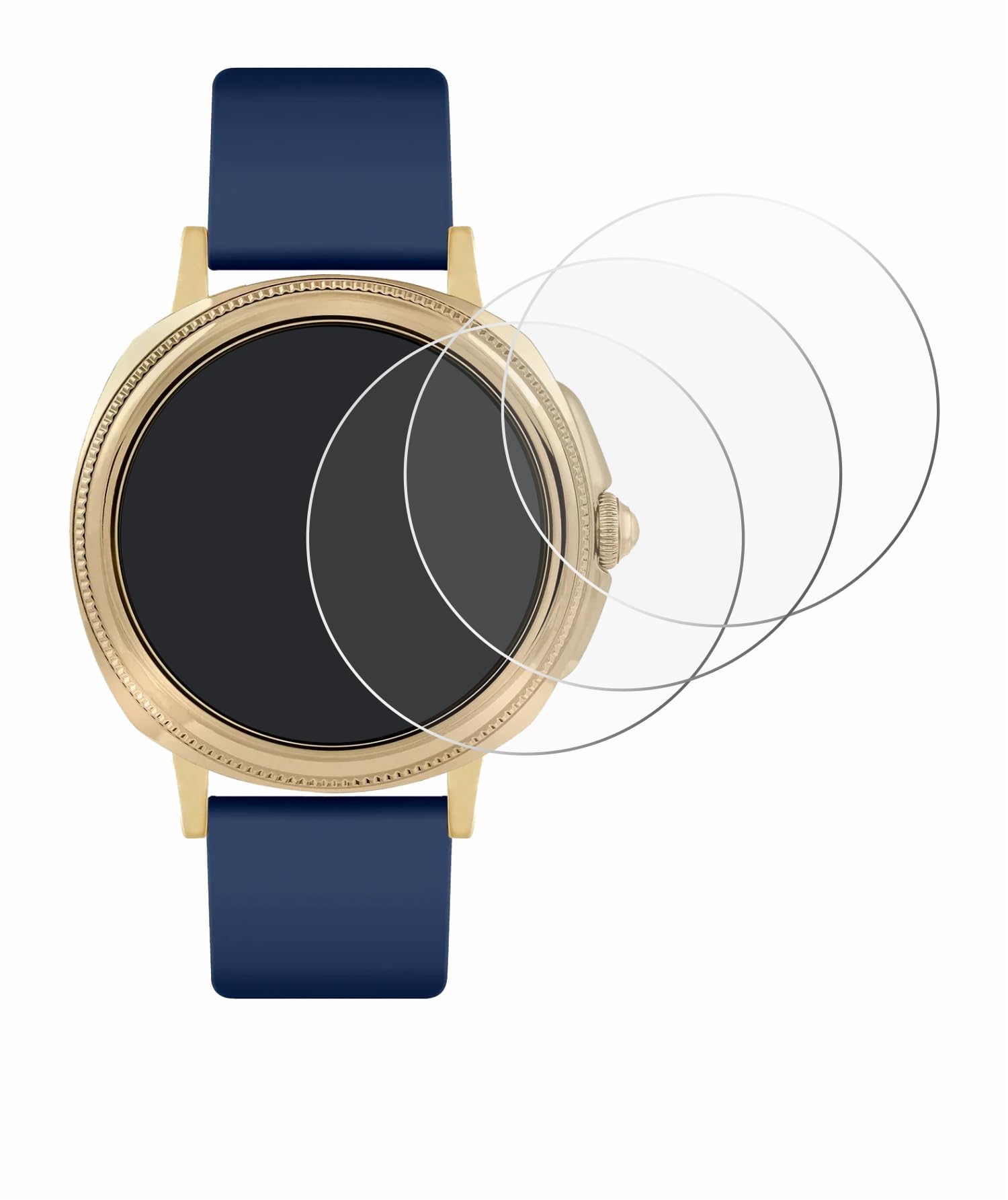 Brotect Pellicola Protettiva In Vetro Ibrido Per Orologi Tondi ø 18 Mm, Durezza 9H, Trasparente, Made In Germany - 3