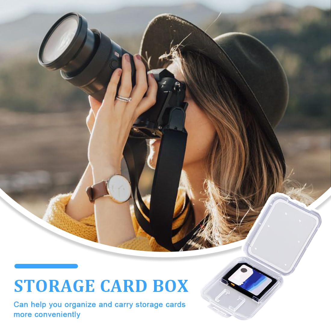 12 Pezzi Custodia per Scheda di Memoria Custodia per Schede SD Trasparente, Memoria Storage Custodia,Memoria Storage Custodia, Custodia per Schede SD per SD MMC MicroSD