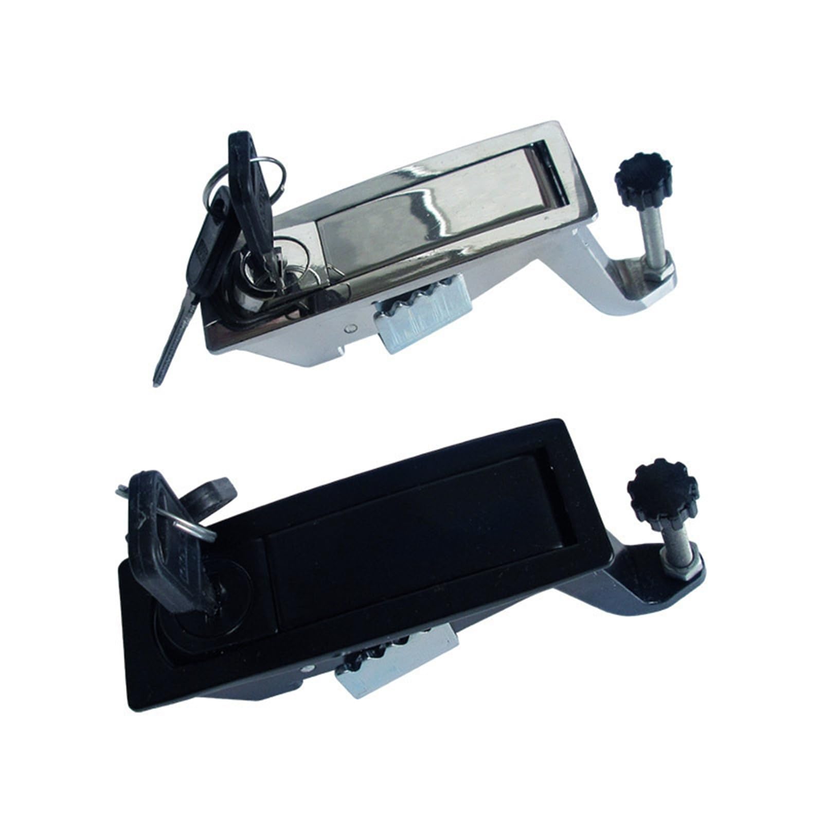Ofymsltqhv Ms606-1Blackwithkey Ms606-1 Distribution Box Door Lock Cabinet Plane Switch Industrial Hardware 1Pcs(Ms606-1Blackwithkey)