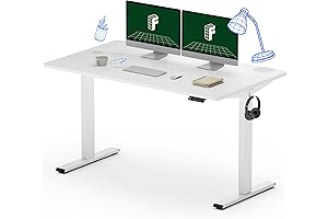 FLEXISPOT Whole-Piece Adjustable 55 x 28 Standing Workstation