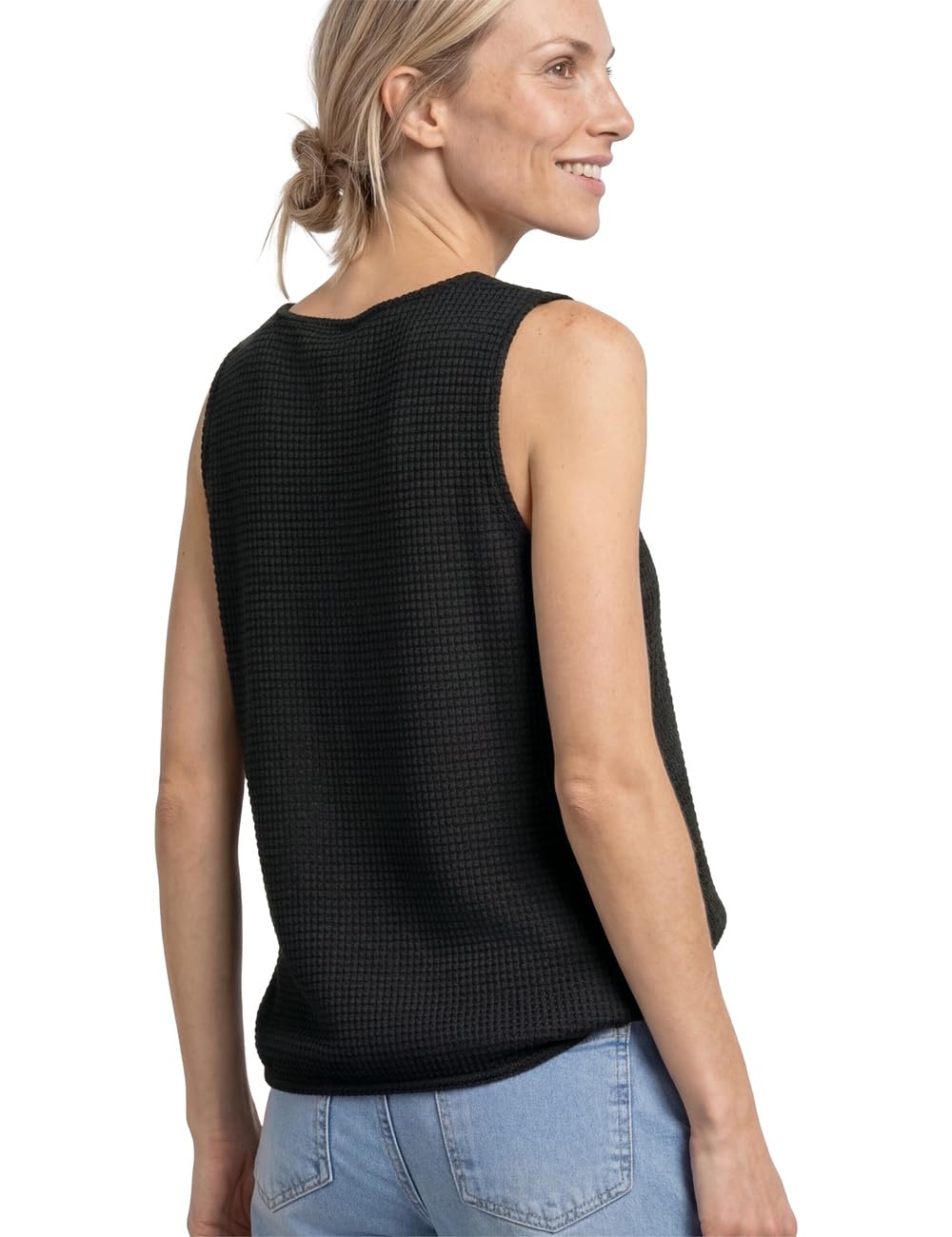 Street One 2-in-1 Mesh-Top mit U-Boot-Ausschnitt