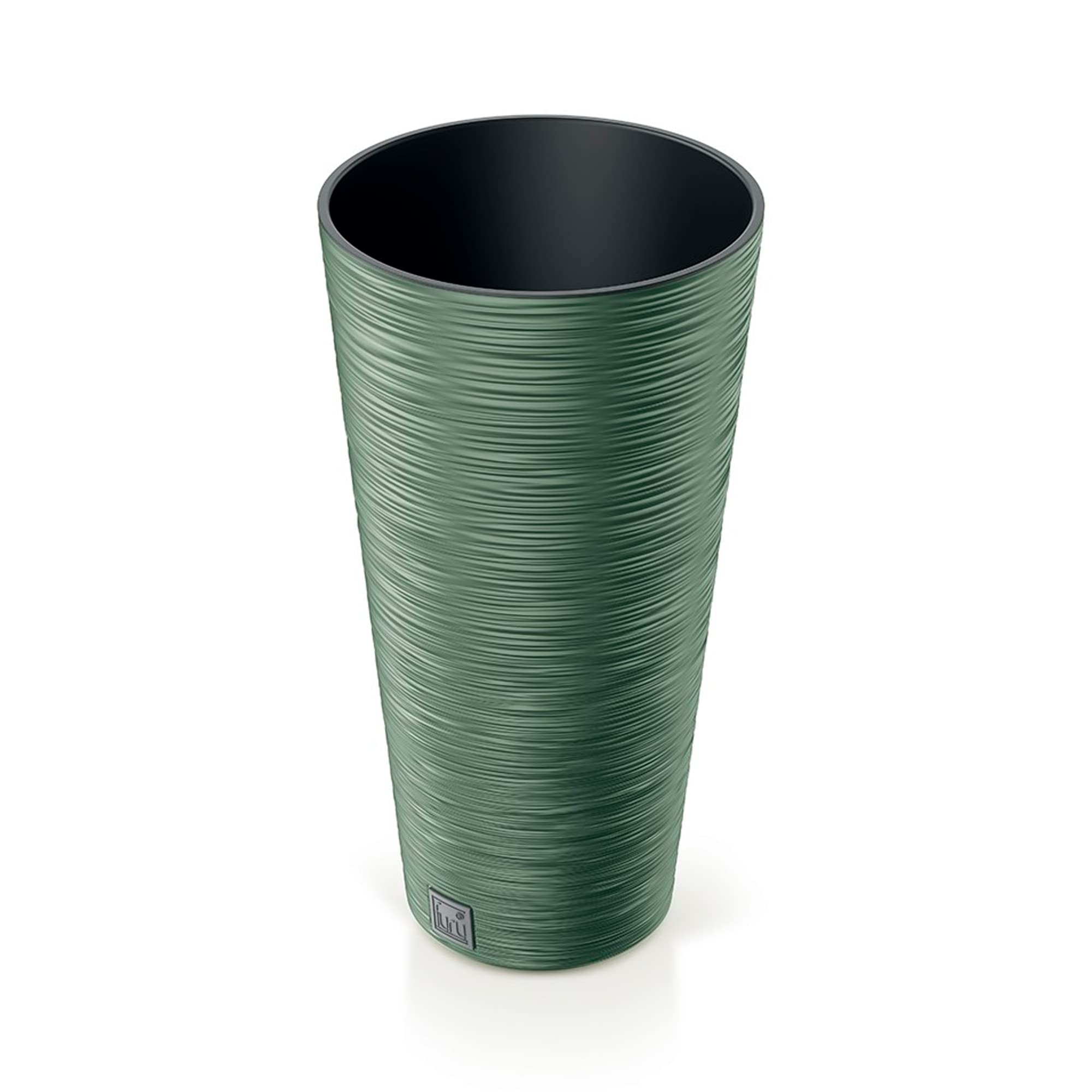 Prosperplast Ground Planter with Tank Furu Collection 25 x 25 x 48 cm 7.5 L Capacity, Green, Terra