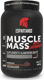 Muscle Mass Hipercalórico Chocolate 1800g - Espartanos