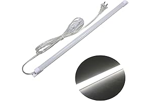 110V LED Strip Light Bar with 6ft Power Cord, Magnetic Installation