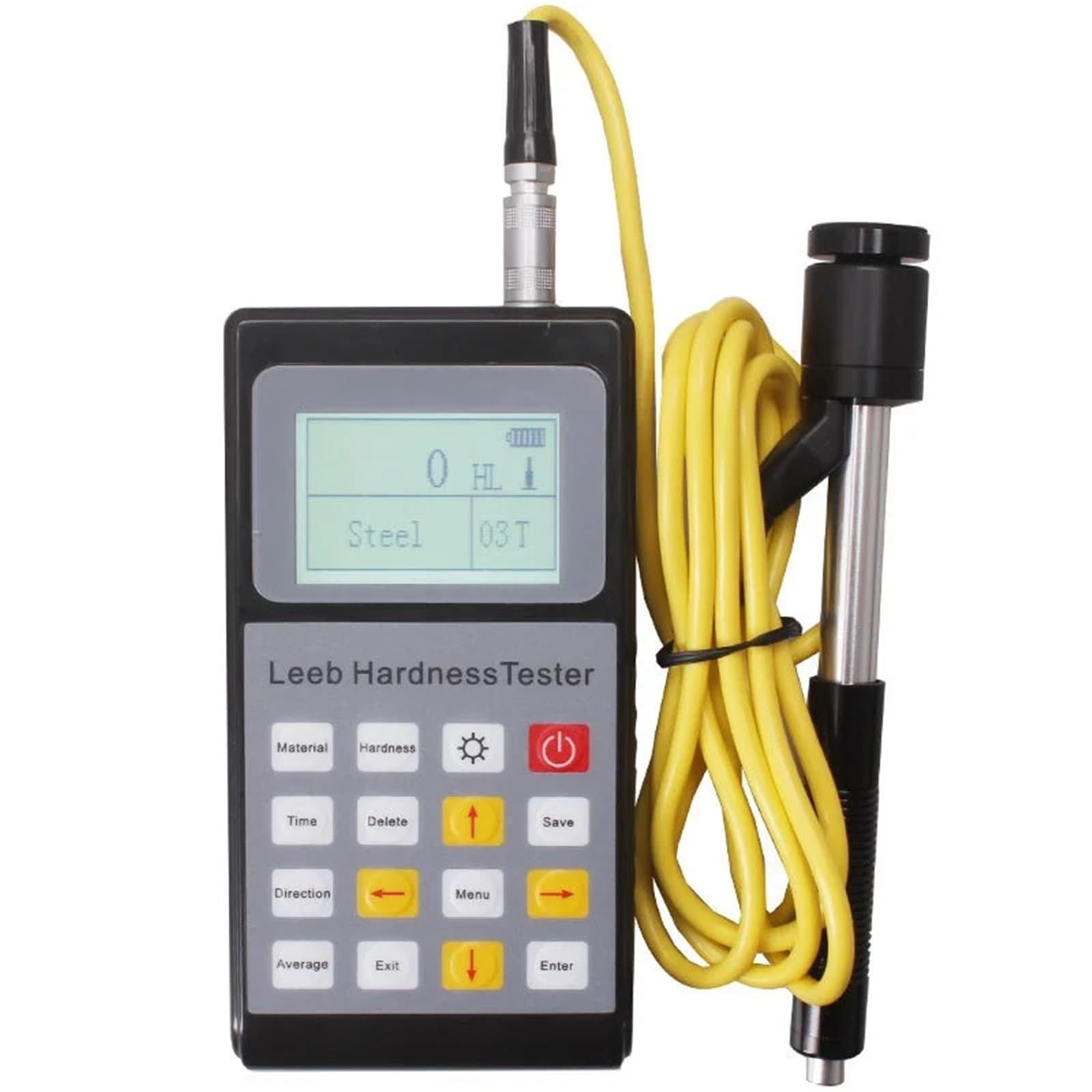 Gqnblvhzupdm One Color Hardness Tester Handheld Portable Digital Display, Brinell And Leeb Hardness Tester