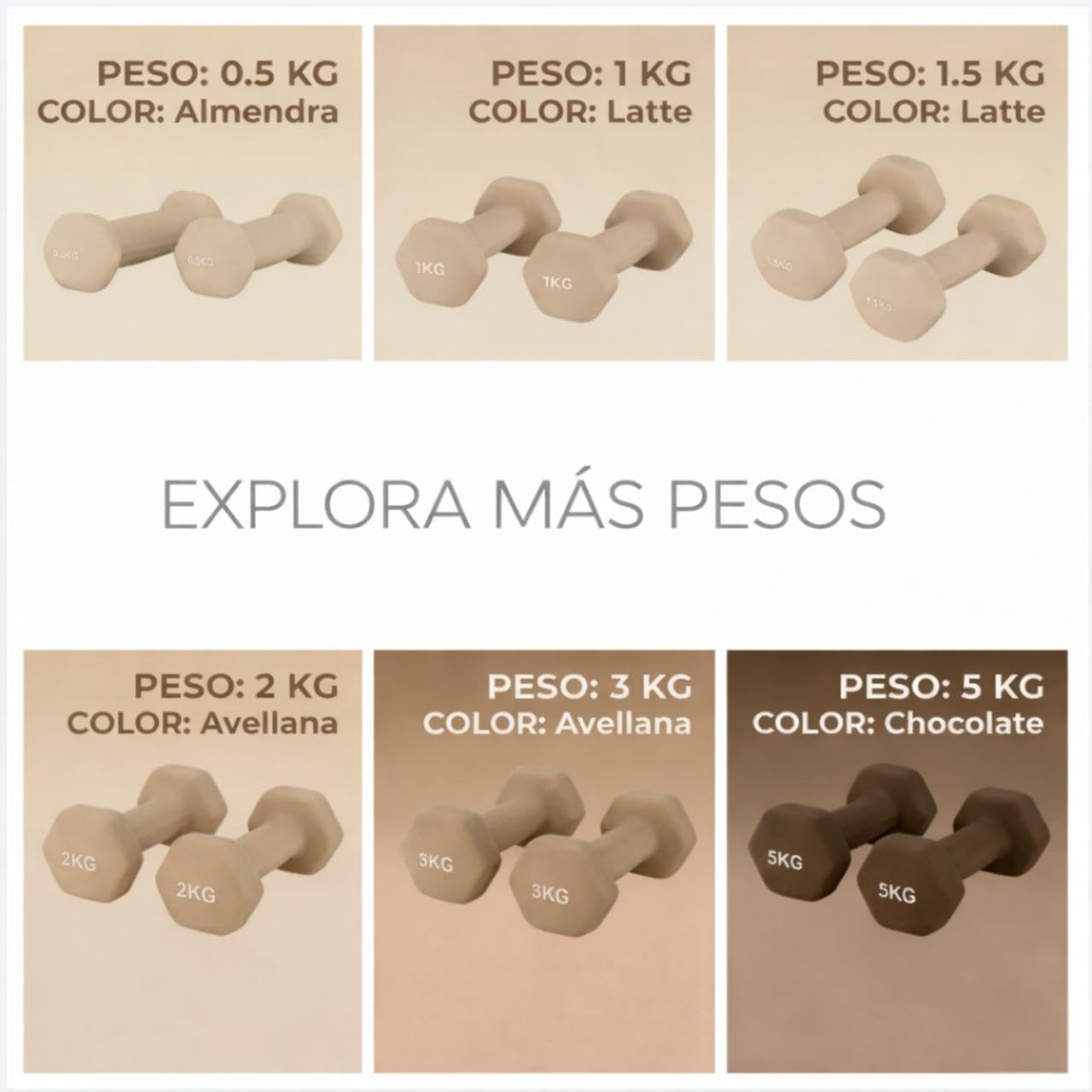 Pesas Hexagonales