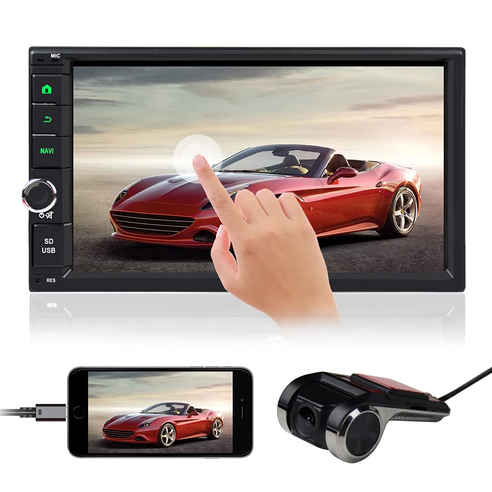 Buy Double Din Car Stereo Apple Carplay Android Auto with Bluetooth 7