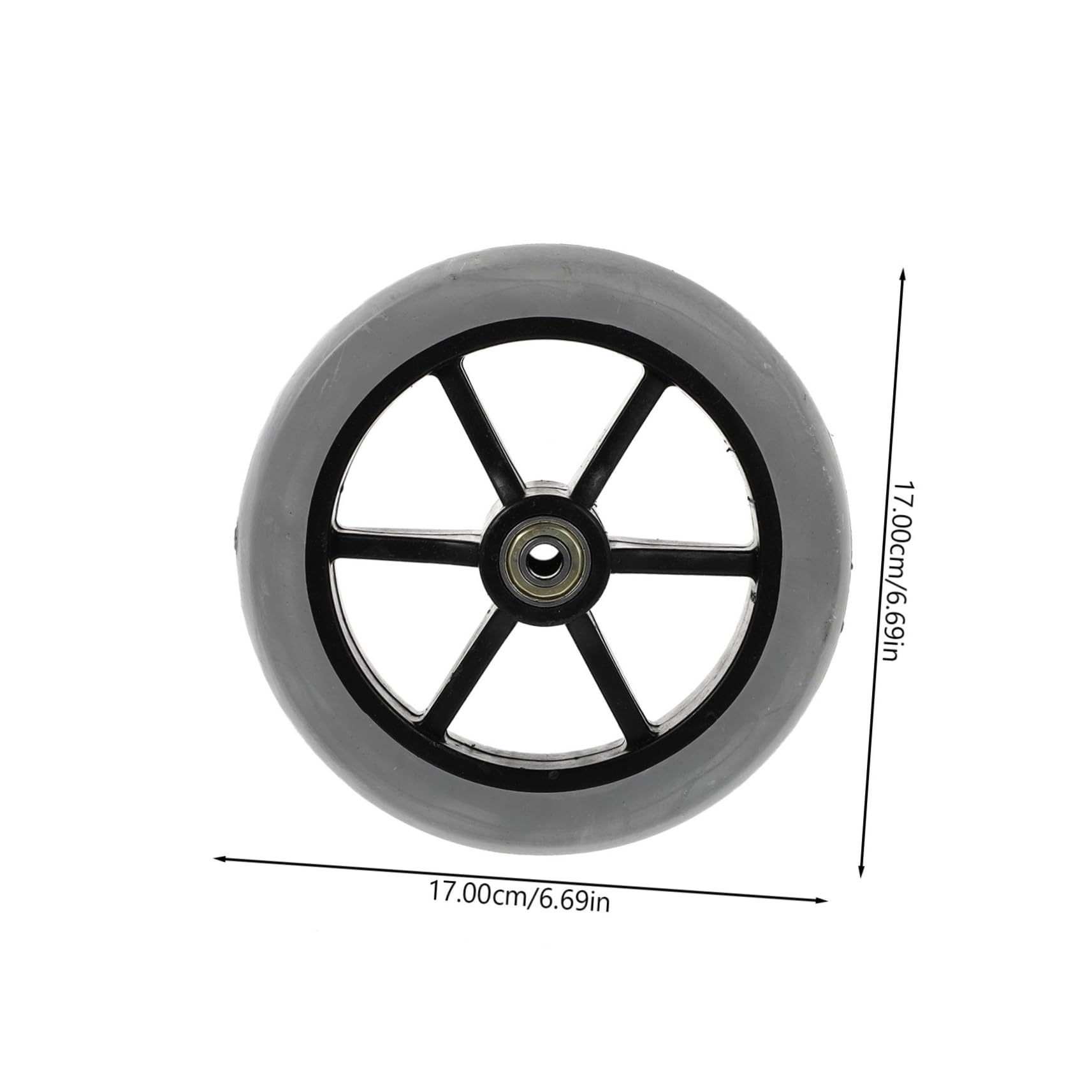 Holibanna Wheelchair Wheels Pcs Replacement Front Wheels Easy Installation for Wheelchair Supplies