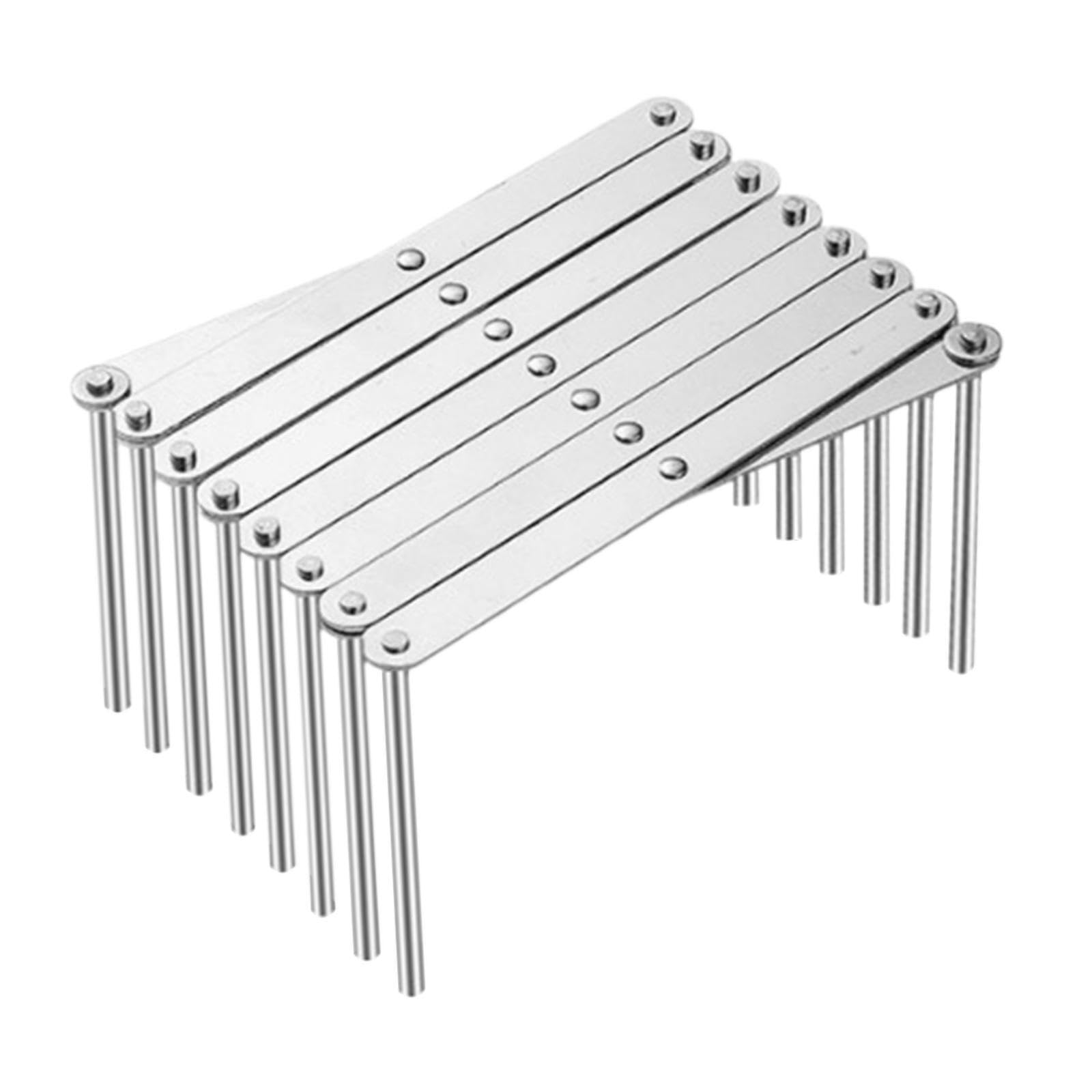 QLECXZI Sophisticated Stainless Steel Dish Rack Space Saving Versatile Organization Modern Kitchen Environments Dish Racks For Kitchen Counter Multifunctional