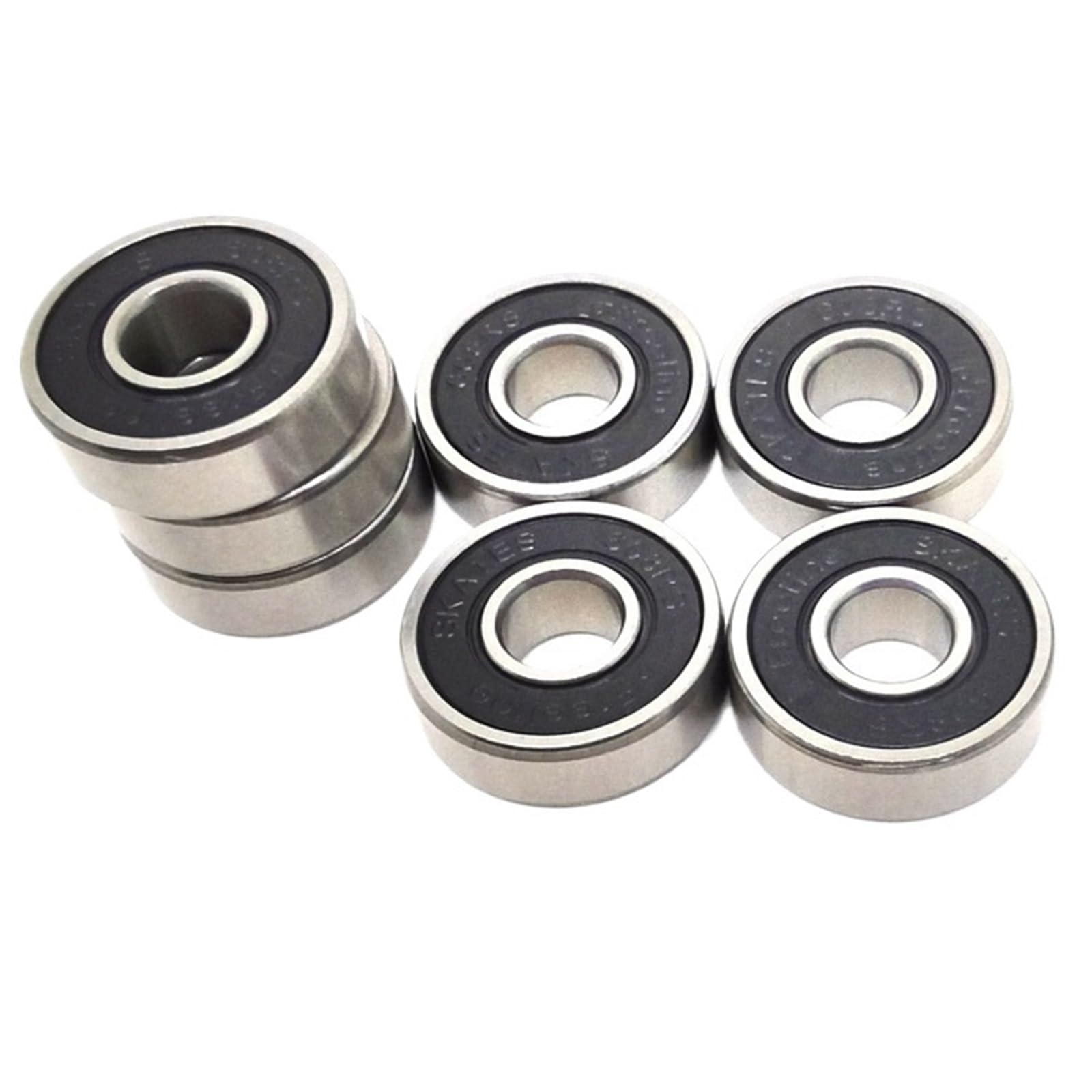 Roulement 608RS avec de bonnes performances d'étanchéité, roulement de skateboard 8 * 22 * 7 en acier, roulement silencieux for arbre de patinage à roulettes