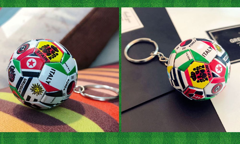 Llavero de bola de deportes Llavero de pelota de fútbol (1), 1 4