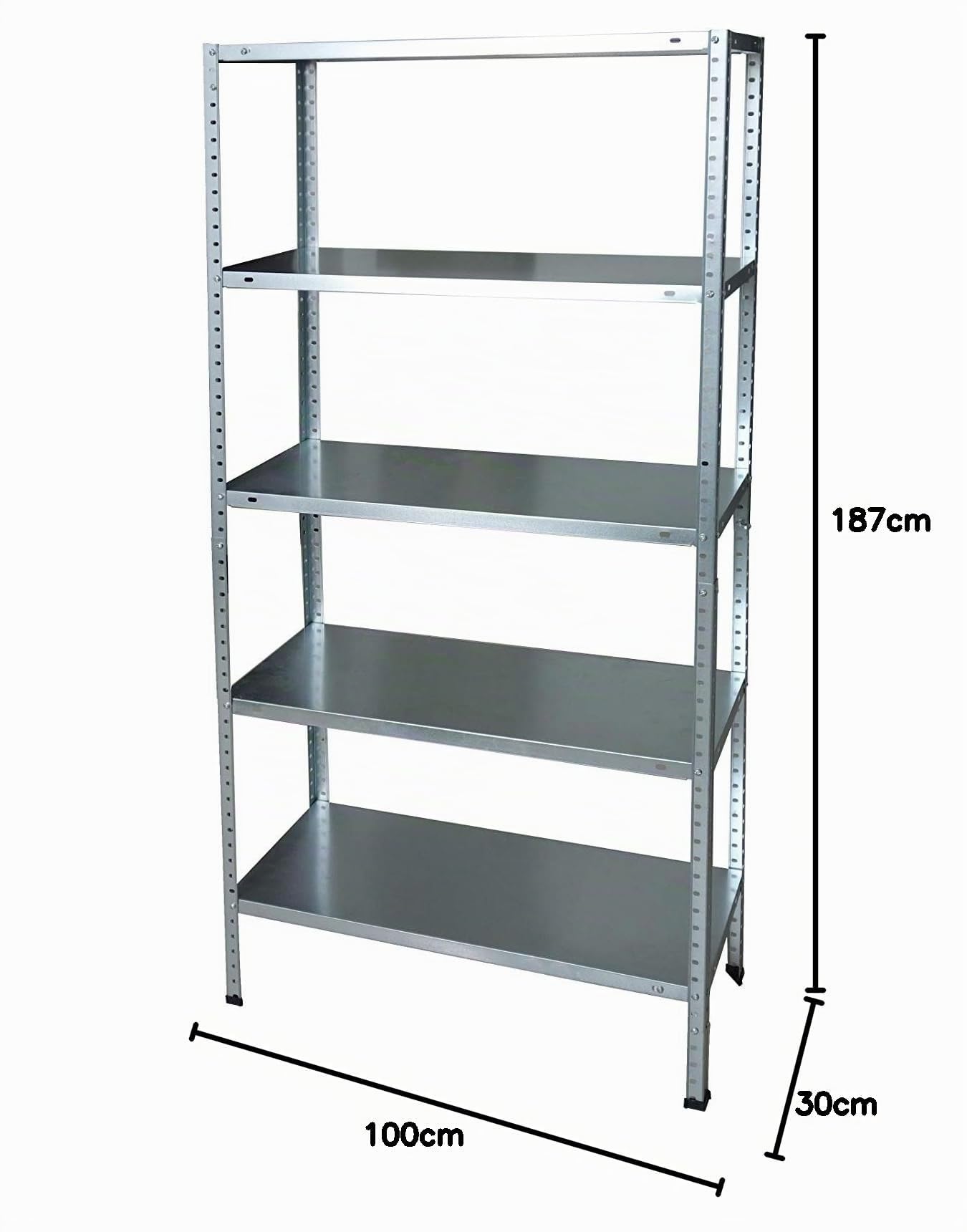 Linea Garden Friend Étagère en métal - Gris Métallisé