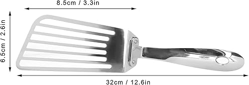Miniatura 4 de Espátula ranurada, rebanada de carne de acero inoxidable, herramienta de cocina, espátulas de metal, utensilios de cocina para hamburguesas,