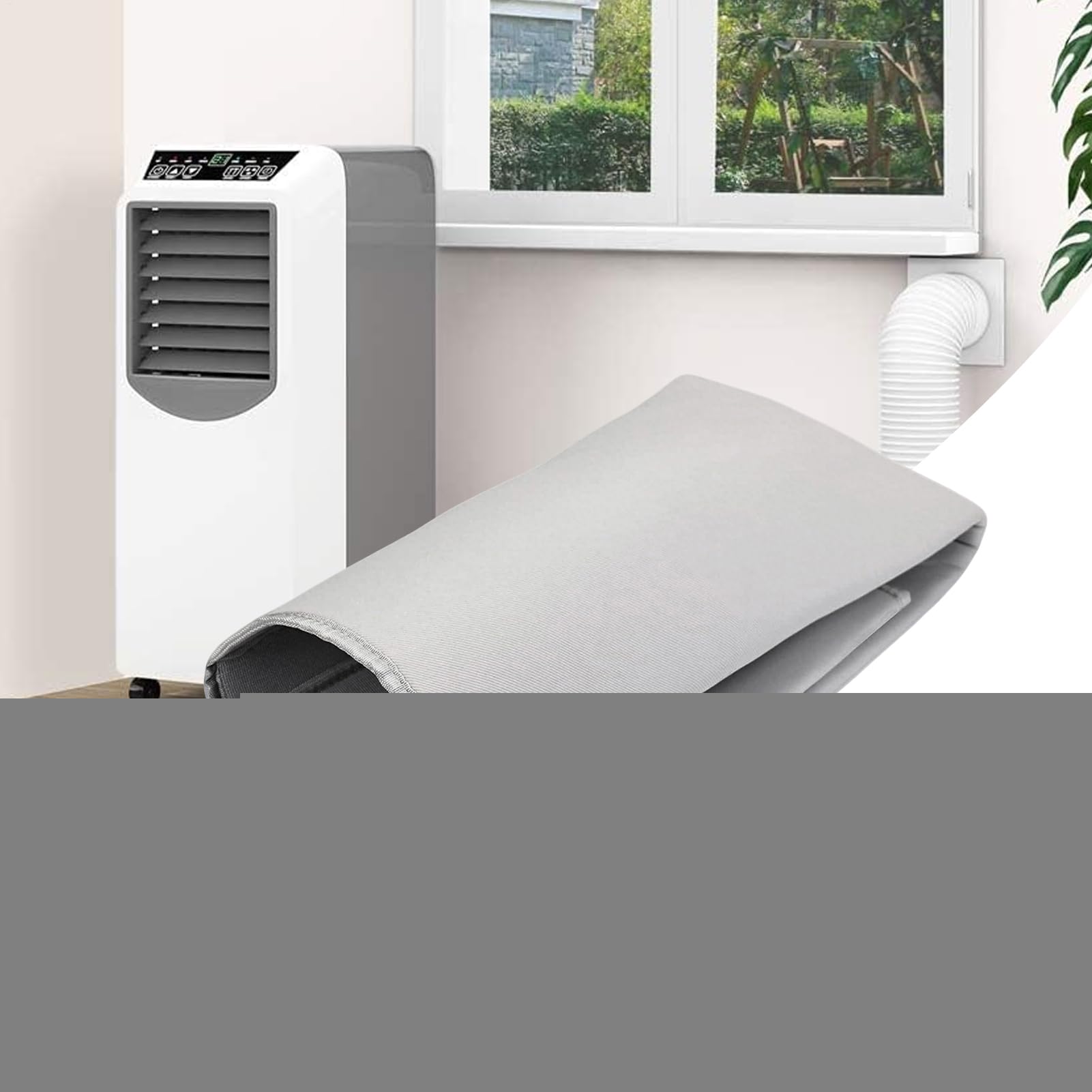 Isolamento del tubo per condizionatori d'aria, isolamento del tubo di scarico CA, rivestimento protettivo e isolante per installazione e sostituzione, adatto per tubi con diametro di 150 mm e 127 mm