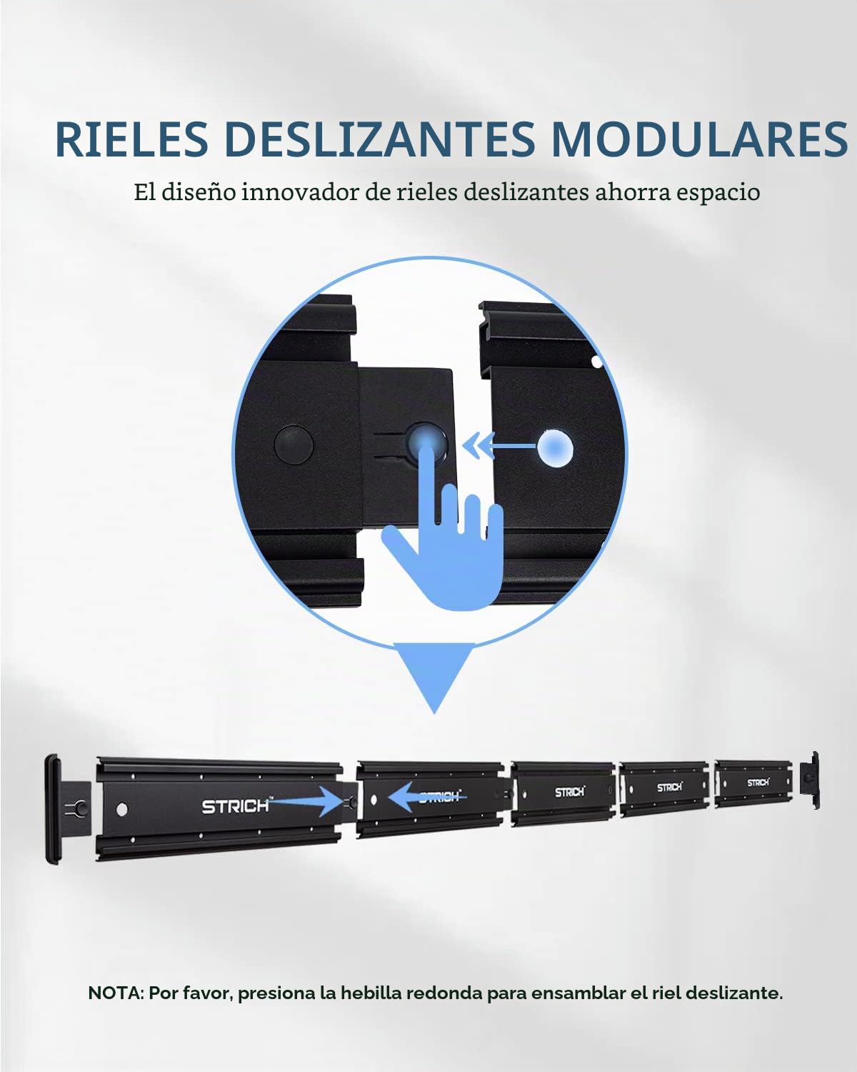 STRICH SMH-08A - Perchas de montaje en pared para múltiples guitarras, 80.5 pulgadas de ancho con capacidad para 8 guitarras, soporte de aluminio fuerte para guitarras, soporte para bajo, juego de