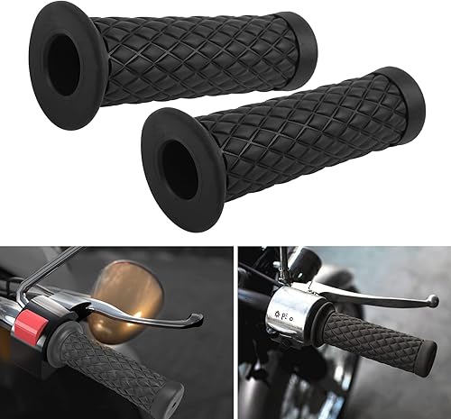 Vista 14 de FLYPIG 7/8" 0.866 in 1" 0.945 in universal antideslizante goma motocicleta manillar agarre extremo para Honda Yamaha Suzuki Kawasaki Polaris Arctic