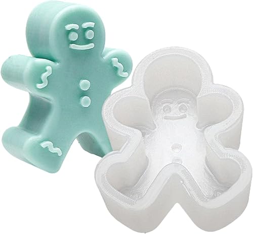 Xianers Molde de vela para árbol de Navidad 3D, moldes de silicona para decoración de Navidad para hacer velas, molde de fabricación de velas hecho