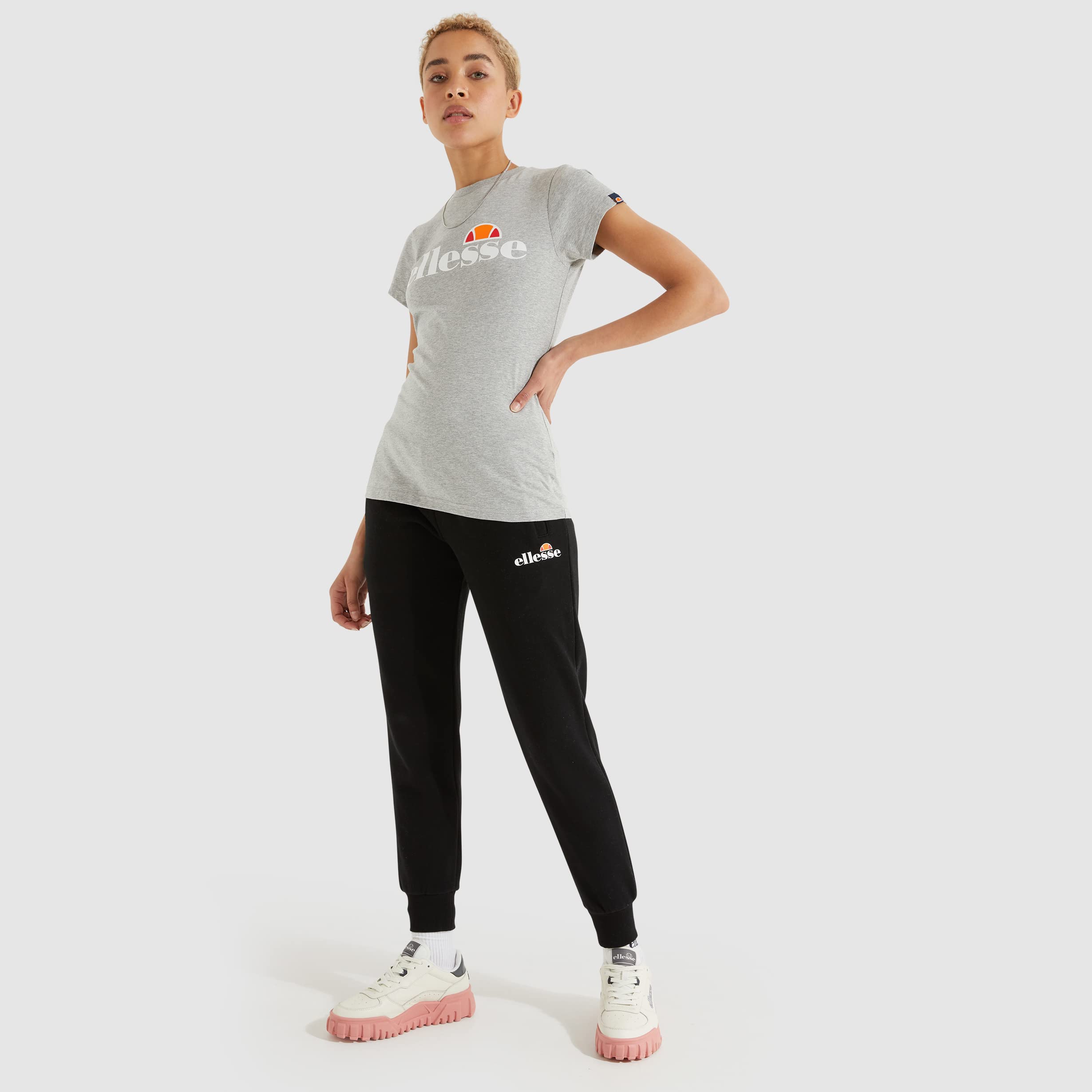 Ellesse Damen Sweatpants Jogginghose Hallouli, Schwarz, EU 46