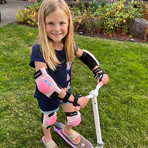 Image of BOSONER Kids /Youth Knee Pad Elbow Pads for Roller Skates Cycling BMX Bike Skateboard Inline Rollerblading, Skating Skatings Scooter Riding Sports