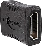 Amazon Basics HDMI Adaptateur coupleur femelle à femelle (2 Boîte), 29 x 22mm, noir