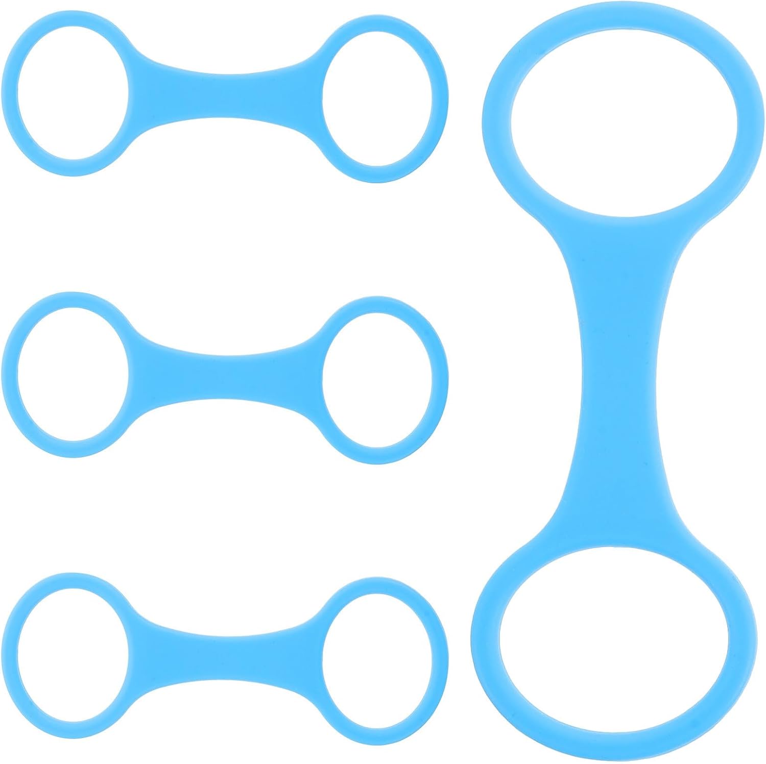 4pcs Silicone Snorkel Holder Clip for Snorkel and Scuba Diving Mask