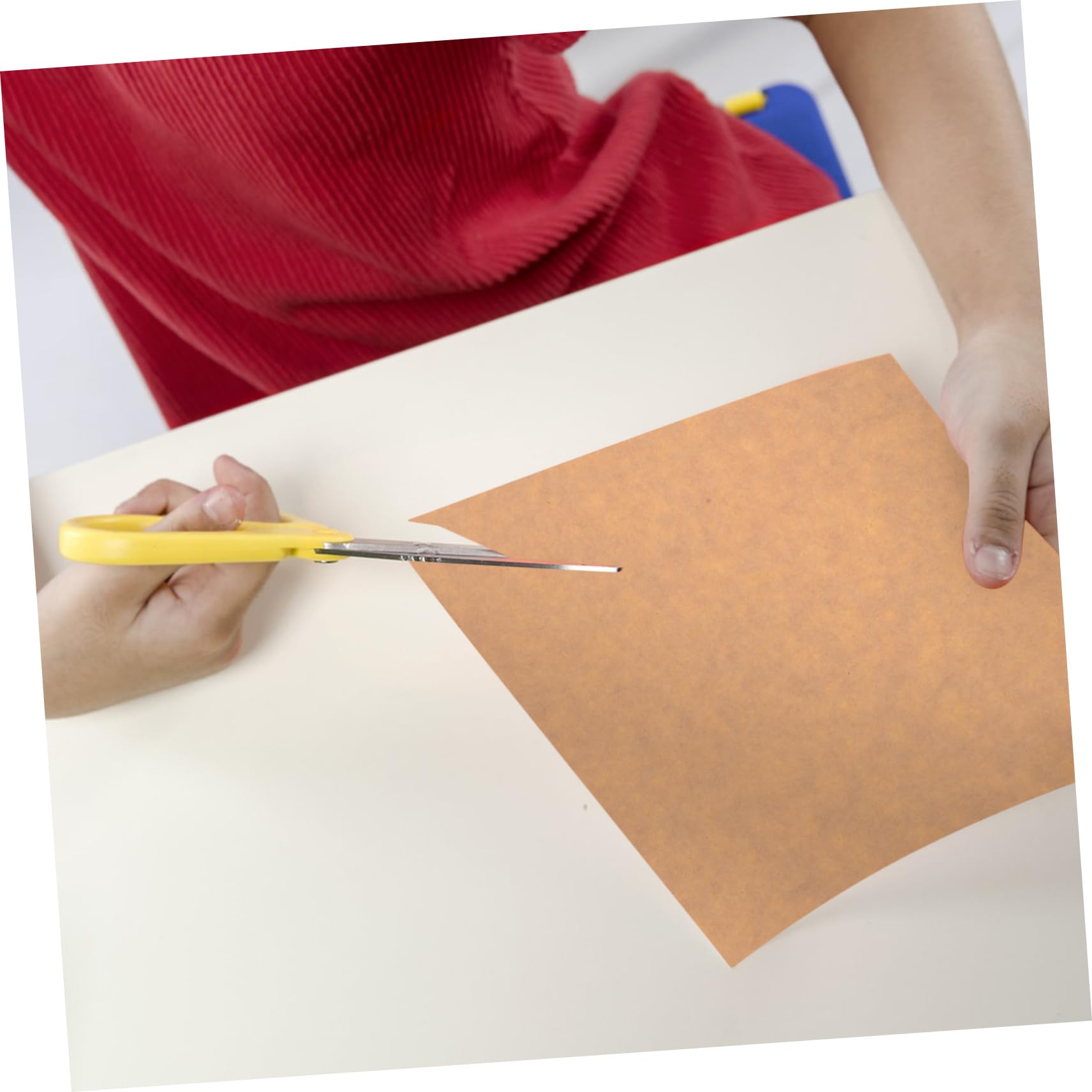 50fogli Carta Kraft Adesivi Stampabili Etichette Adesive in Carta Adesivi Autoadesivi Per Stampante Confezione