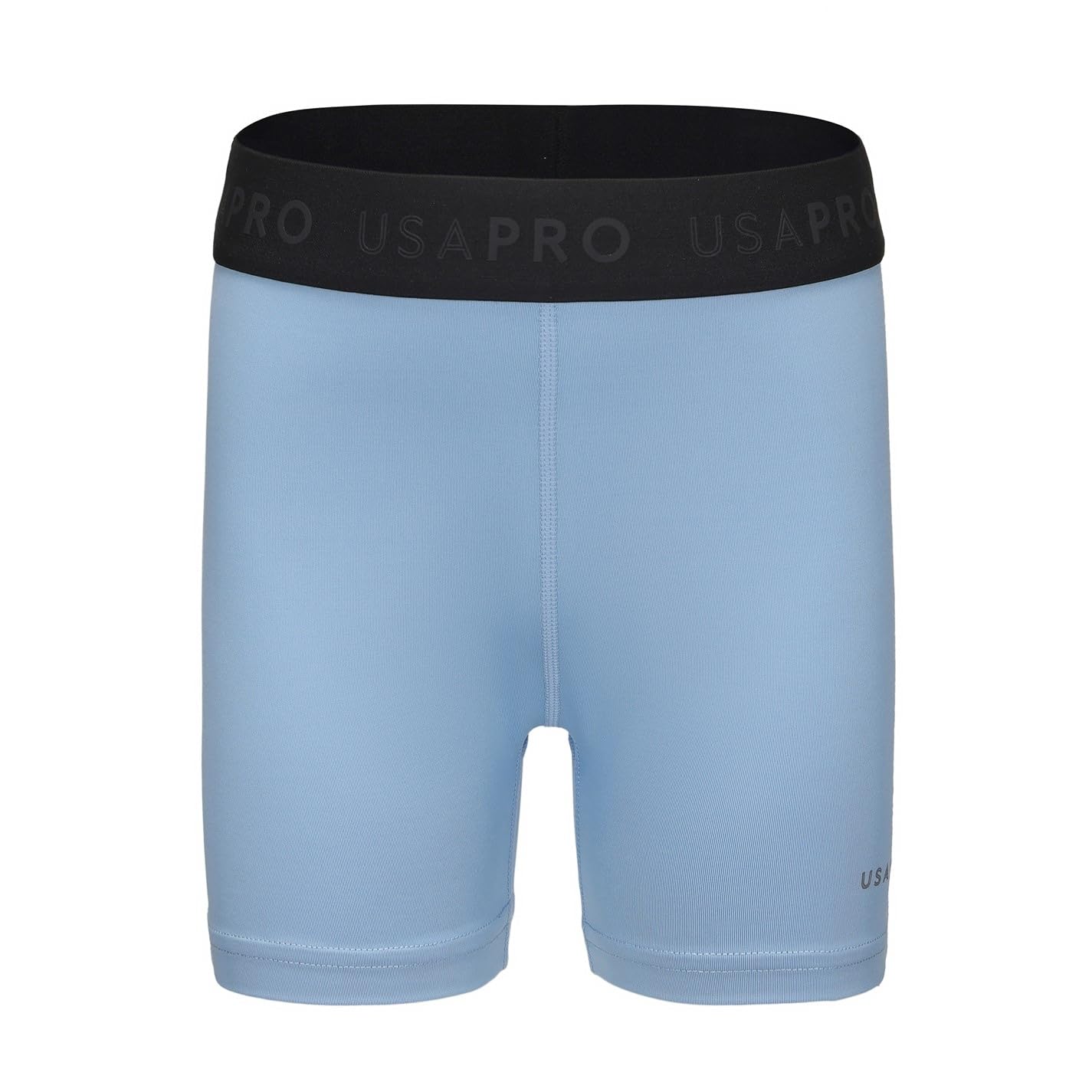 USA Pro Girls 3 Inch Training Shorts Junior Brunnera Blue 11-12 Years