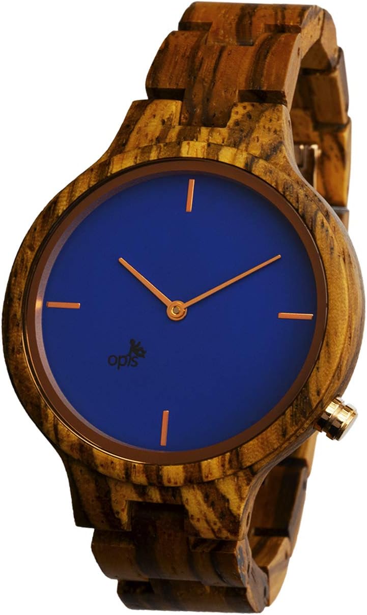 Opis TechnologyOpis UR-F1 Wooden Wrist Watches for Women/Ladies Wood Watches/Wood Watch for Ladies (Black Sandalwood, Red Sandalwood, Zebra Wood, White Maple)