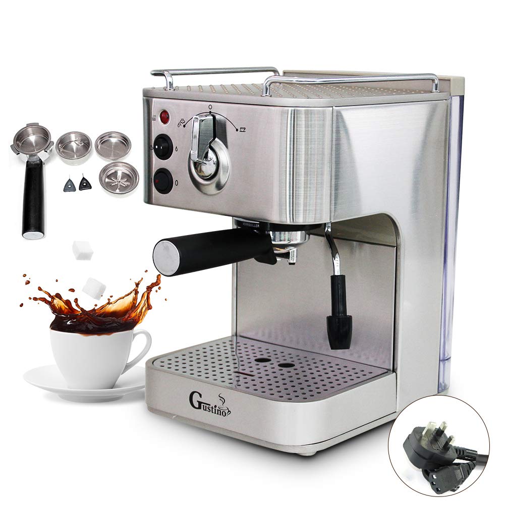 Buy IDABAY Espresso Machine, 1.6L 19 Bar Steam and Pump 1020W, Milk