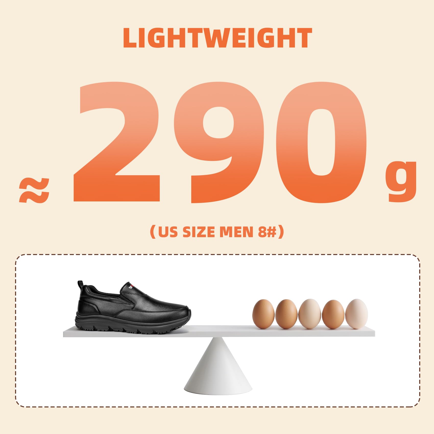 LARNMERN Zapatos de trabajo antideslizantes para hombre, resistentes al
