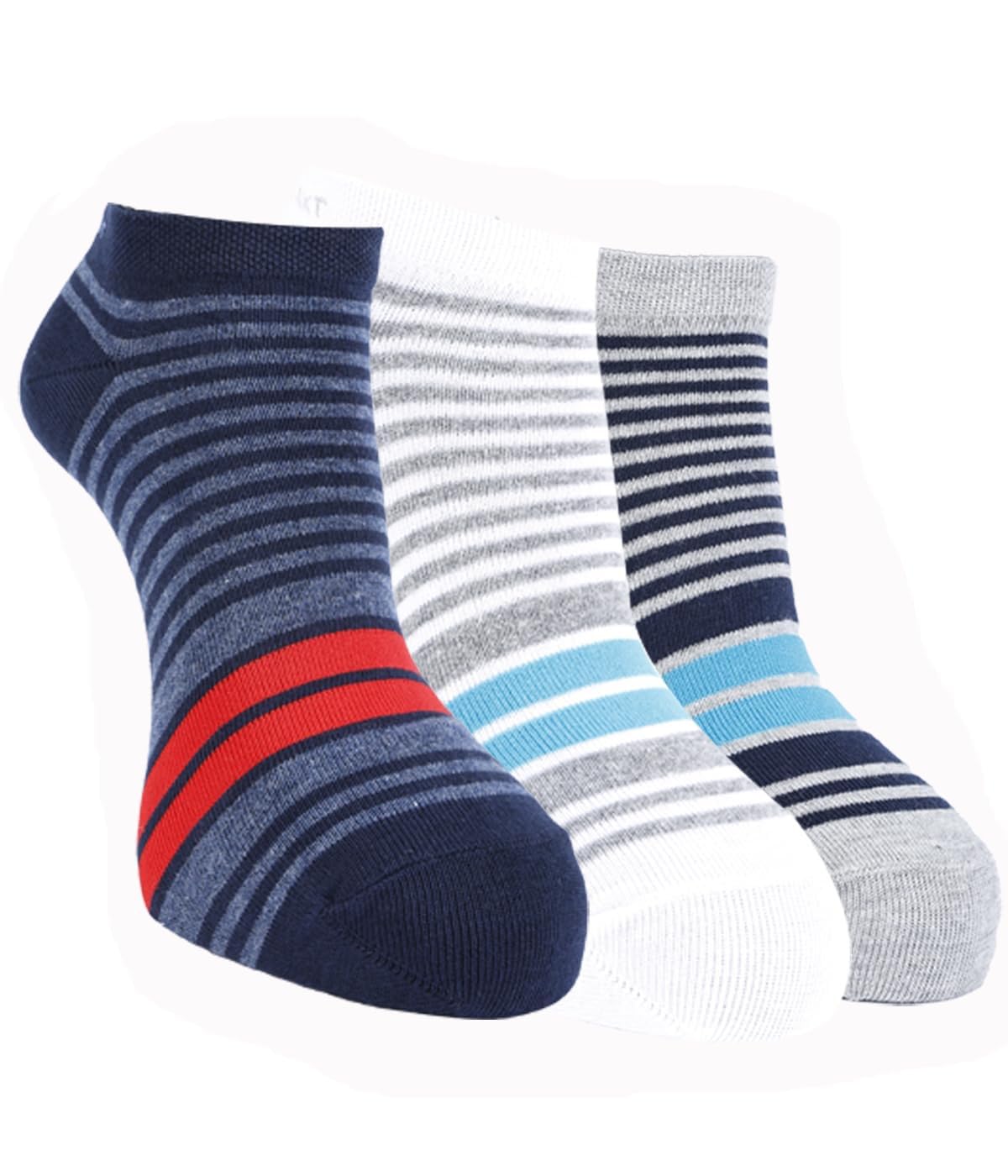 force nxt BY Dollar Socks for Men Solid Ankle Length Cotton Socks, Free Size, Pack of 3 (Multicoloured)-picture-39