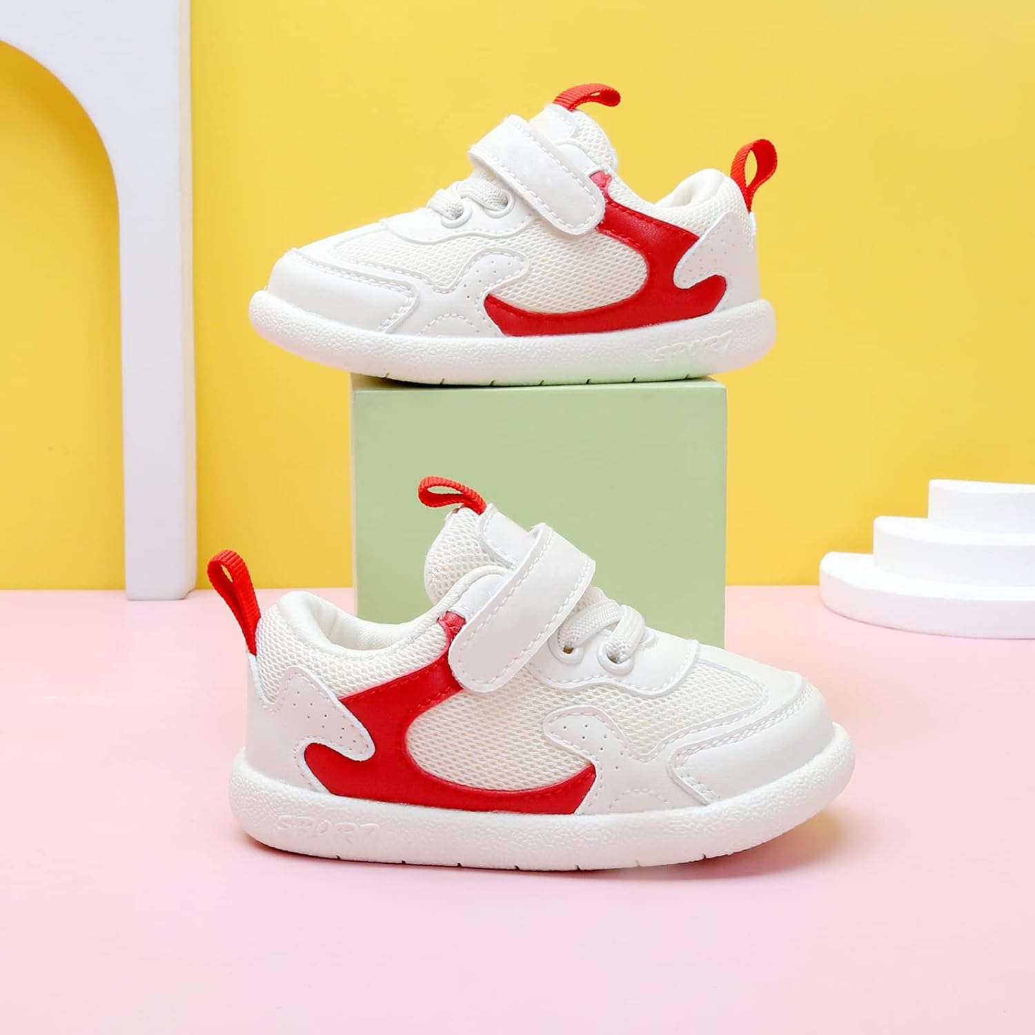 Baby Boy Girl Shoes Infant Non Slip Sneakers Breathable Lightweight Toddler First Walking Shoes 6 12 18 24 Months - Image 5