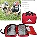 AOUTACC Nylon First Aid Empty Kit,Compact Waterproof and Lightweight First Aid Bag with Zippered for Emergency at Home, Office, Car, Outdoors, Boat, Camping, Hiking(Bag Only)