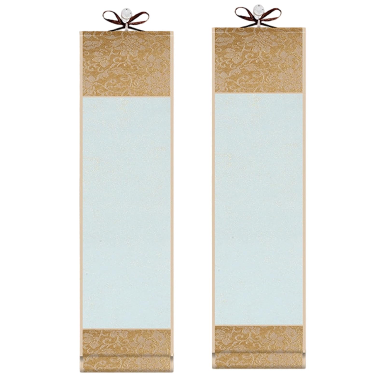 FGDTREE Wall Scrolls Blanks Hanging Scroll for Chinese Calligraphies Painting Art Supplies Blanks Wall Mounting Scroll Scrolls