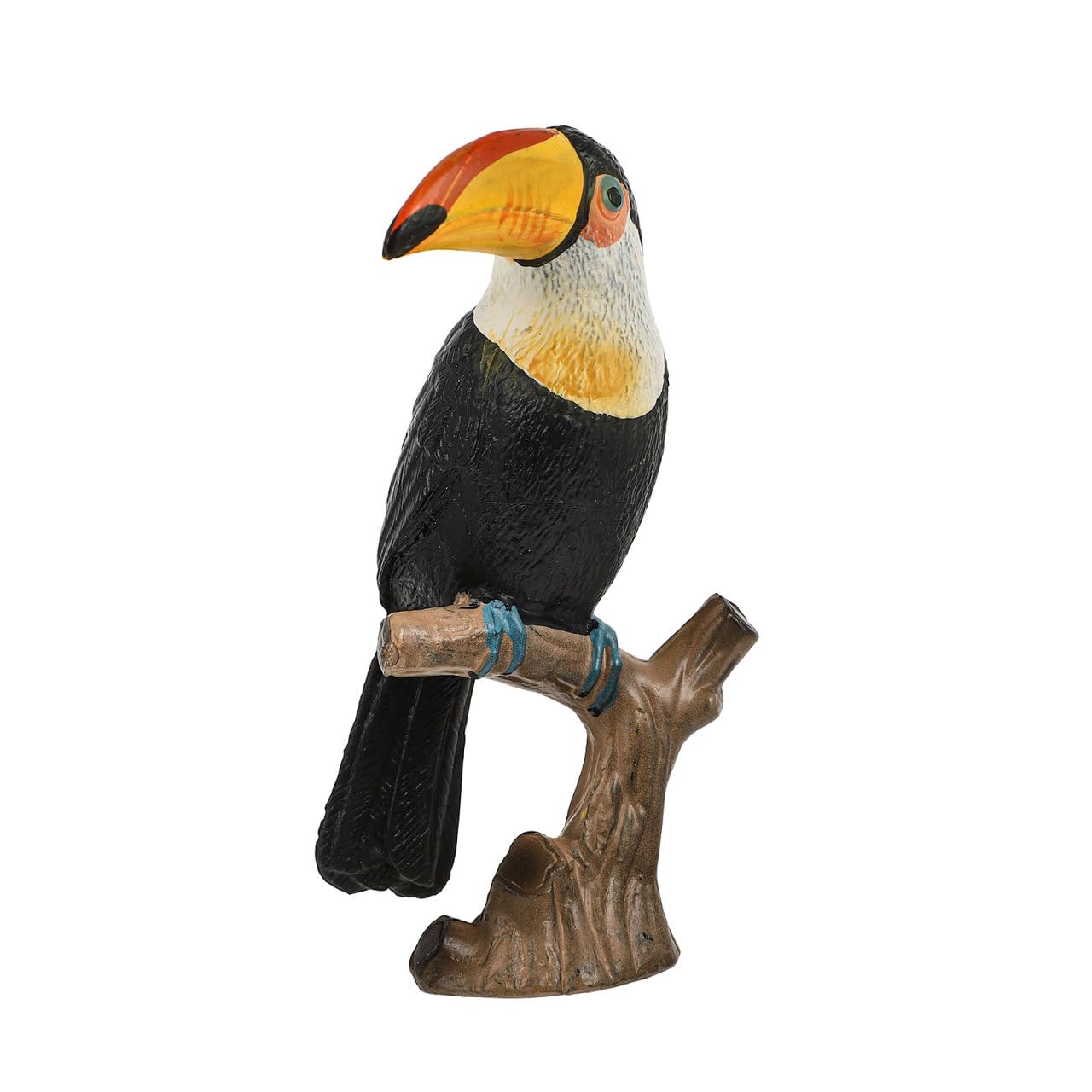 Cabilock Realistic Toucan Figurine Desktop Toy Positive Office Present Home Decor Bird Model Ornament