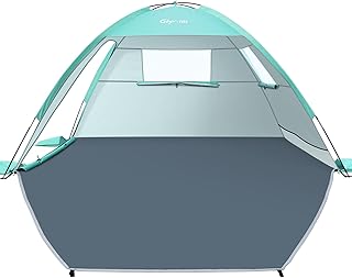 Glymnis Beach Tent Large for 2-3 Person, Portable UV Protection Beach Su...