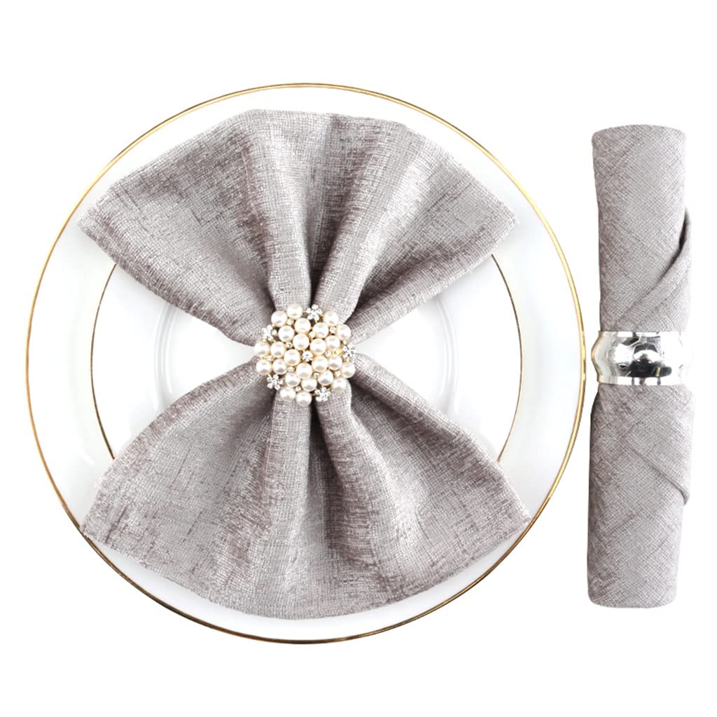 MOBYGKFY Mouth Cloth Napkin Restaurant Folded Flower Seat Towel Table Square Mat