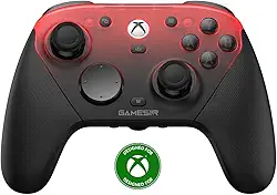 GameSir G7 Pro 1000Hz Controller mit Ladestation für Xbox Series X|S, Xbox One, Windows 10/11 & Android – TMR Joysticks, verstellbare Trigger & 4 programmierbare Tasten – Shadow Ember